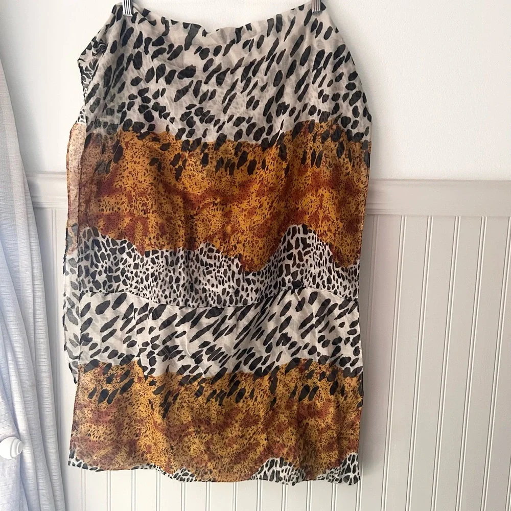 Animal Leopard Print Infinity Circle Scarf